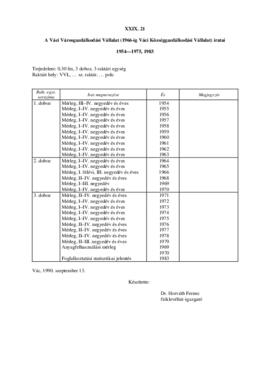 A Váci Városüzemeltetési Kft. (1966-ig Váci Községgazdálkodási Vállalat, majd Váci Városgazdálkod...